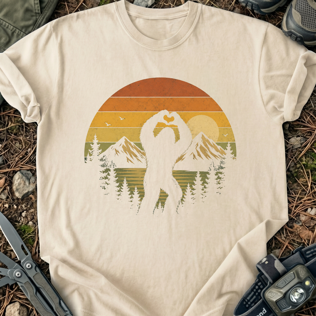 Bigfoot Heart T-Shirt