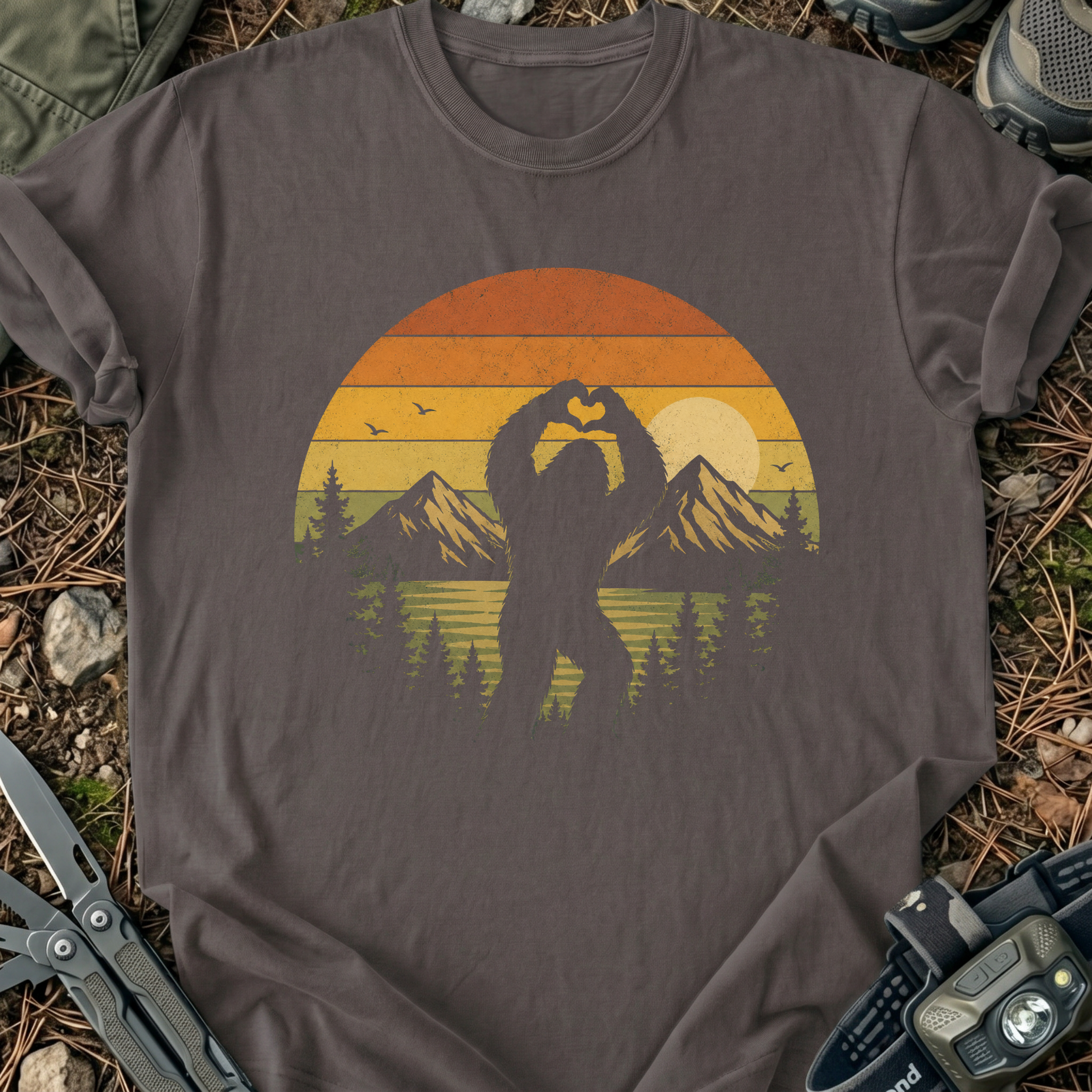 Bigfoot Heart T-Shirt