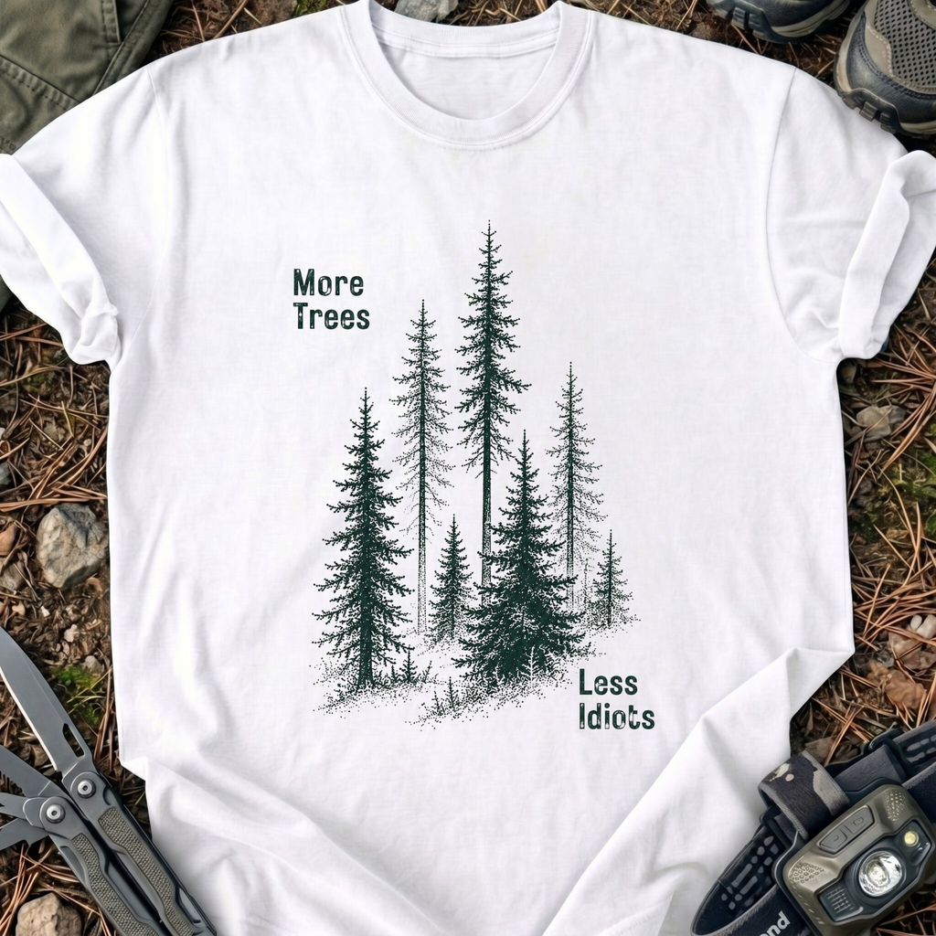 More Trees Less Idiots T-Shirt