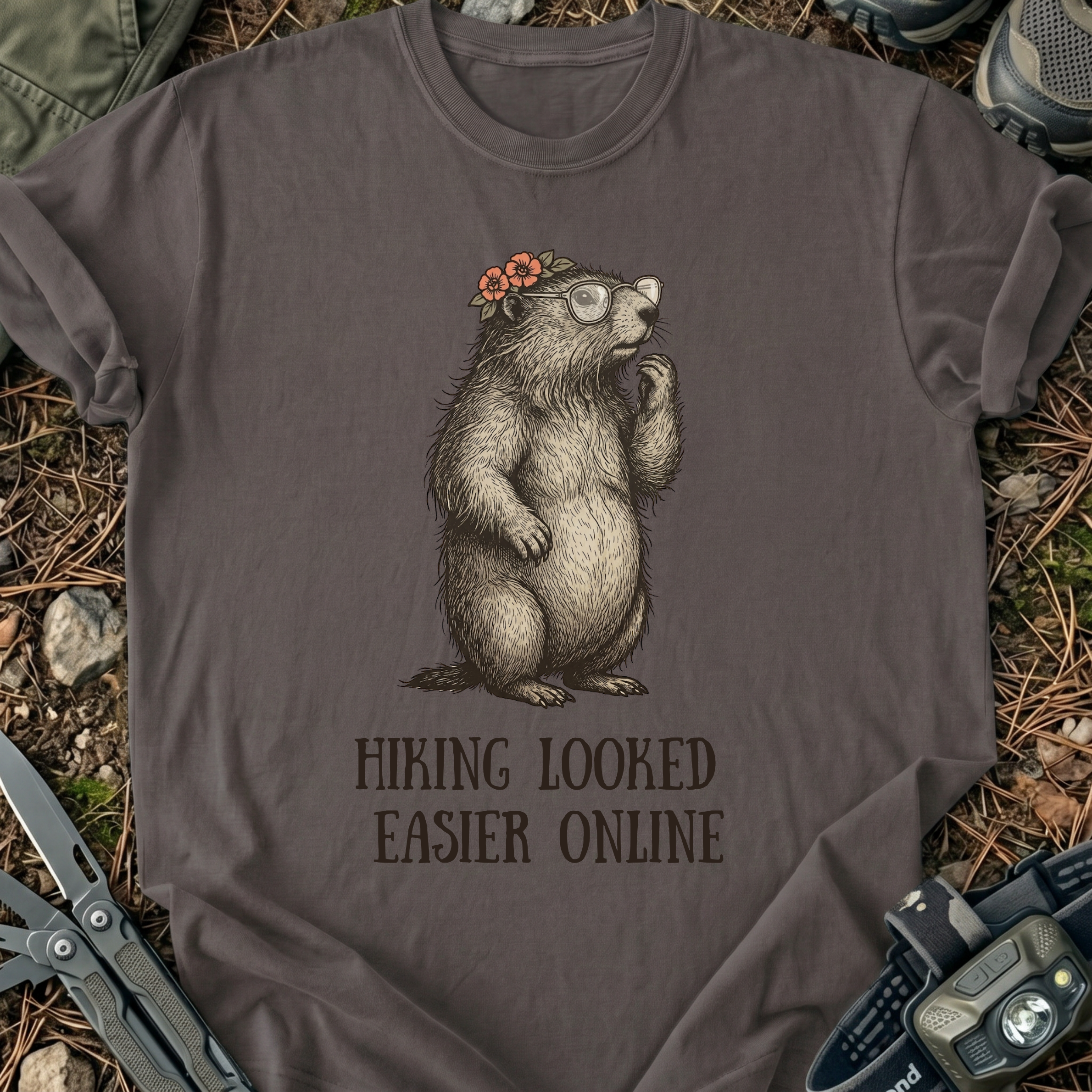 Hiking Looked Easier T-Shirt