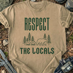 Respect The Locals Lineart T-Shirt
