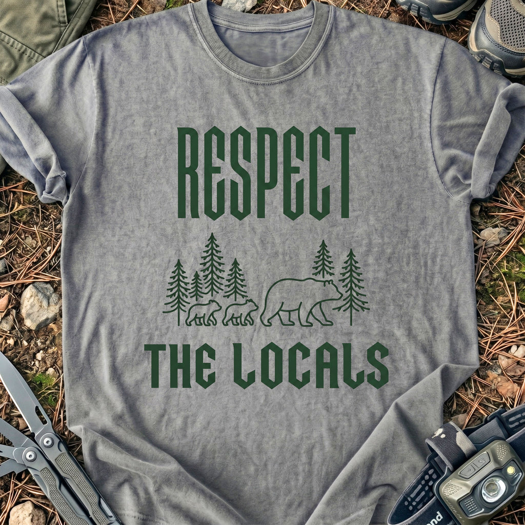 Respect The Locals Lineart T-Shirt