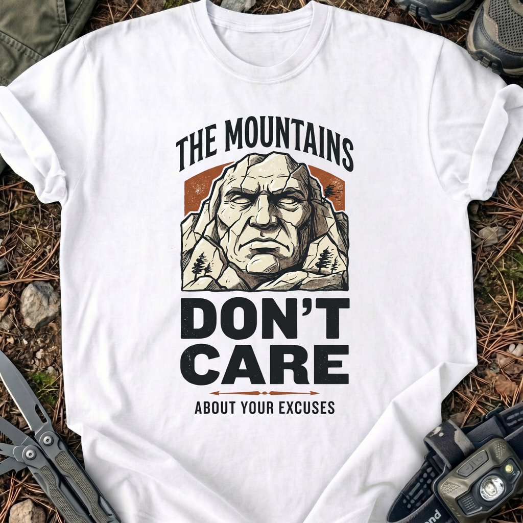 Mountains Don't Care T-Shirt