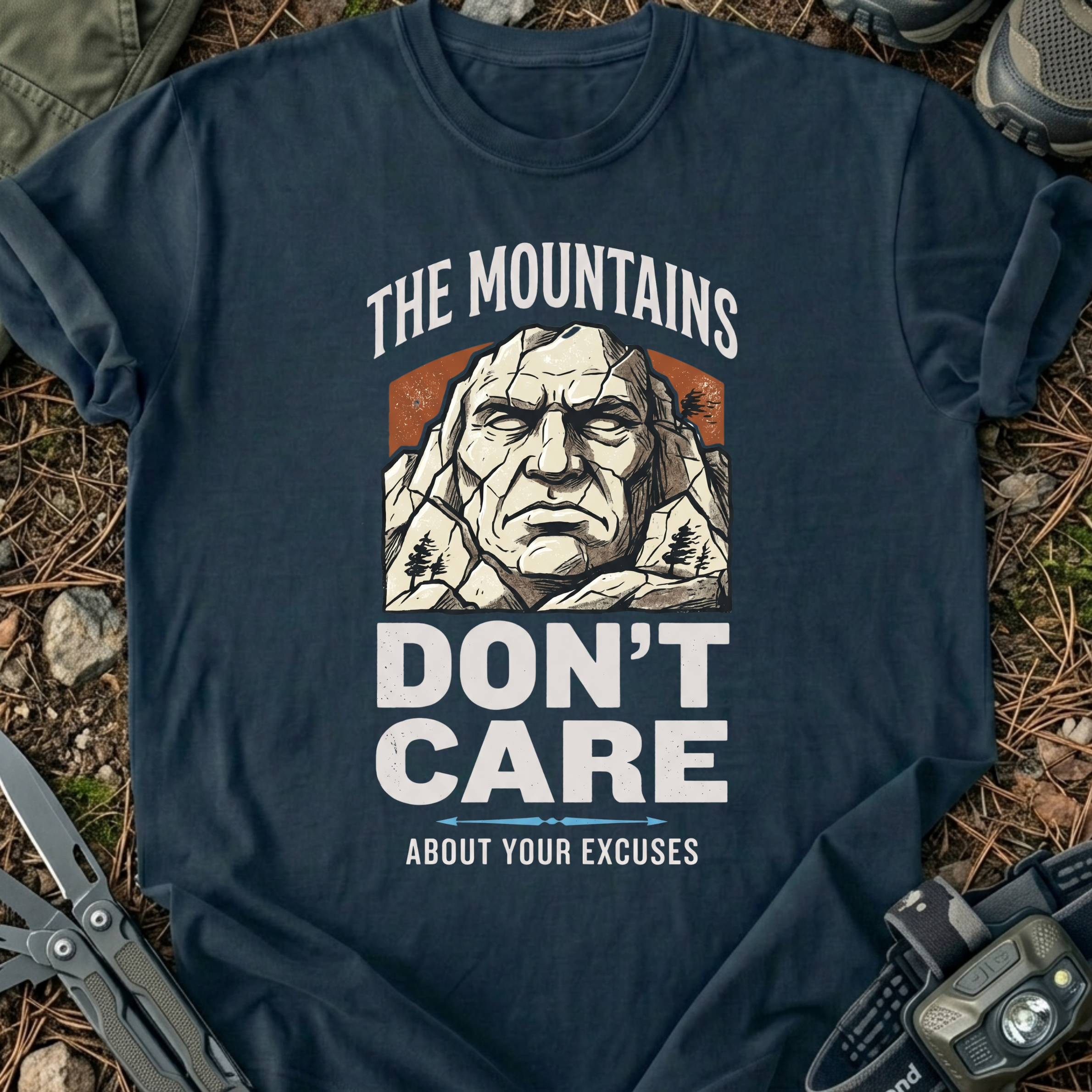 Mountains Don't Care T-Shirt
