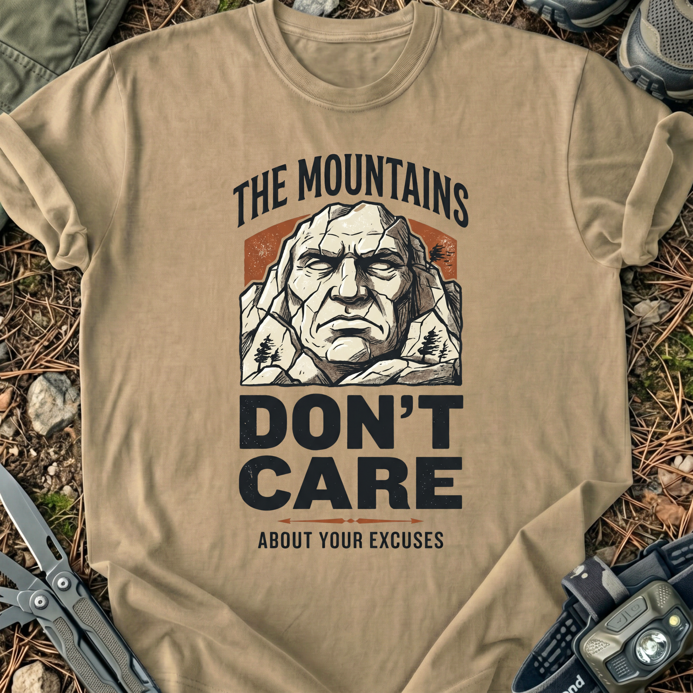 Mountains Don't Care T-Shirt