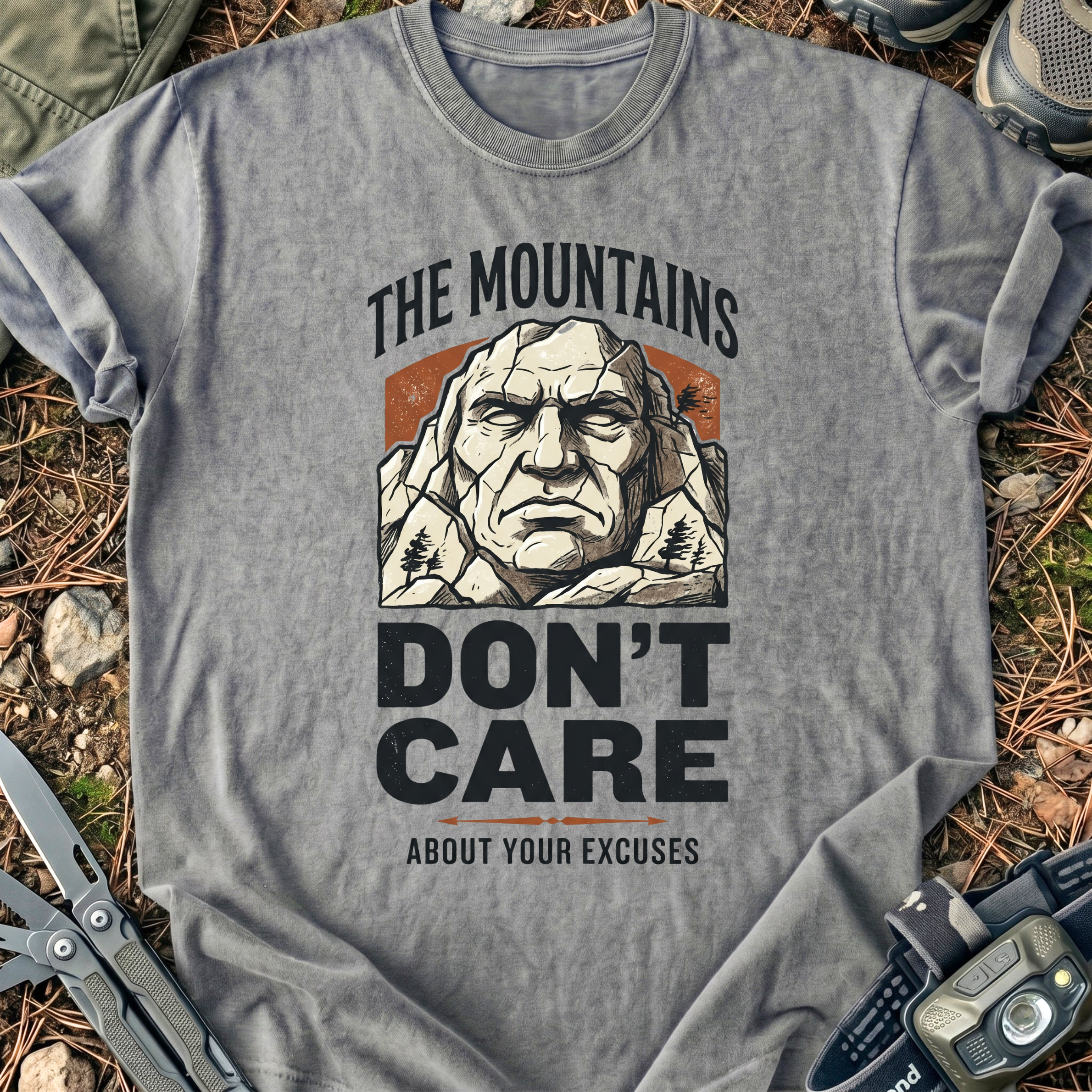 Mountains Don't Care T-Shirt