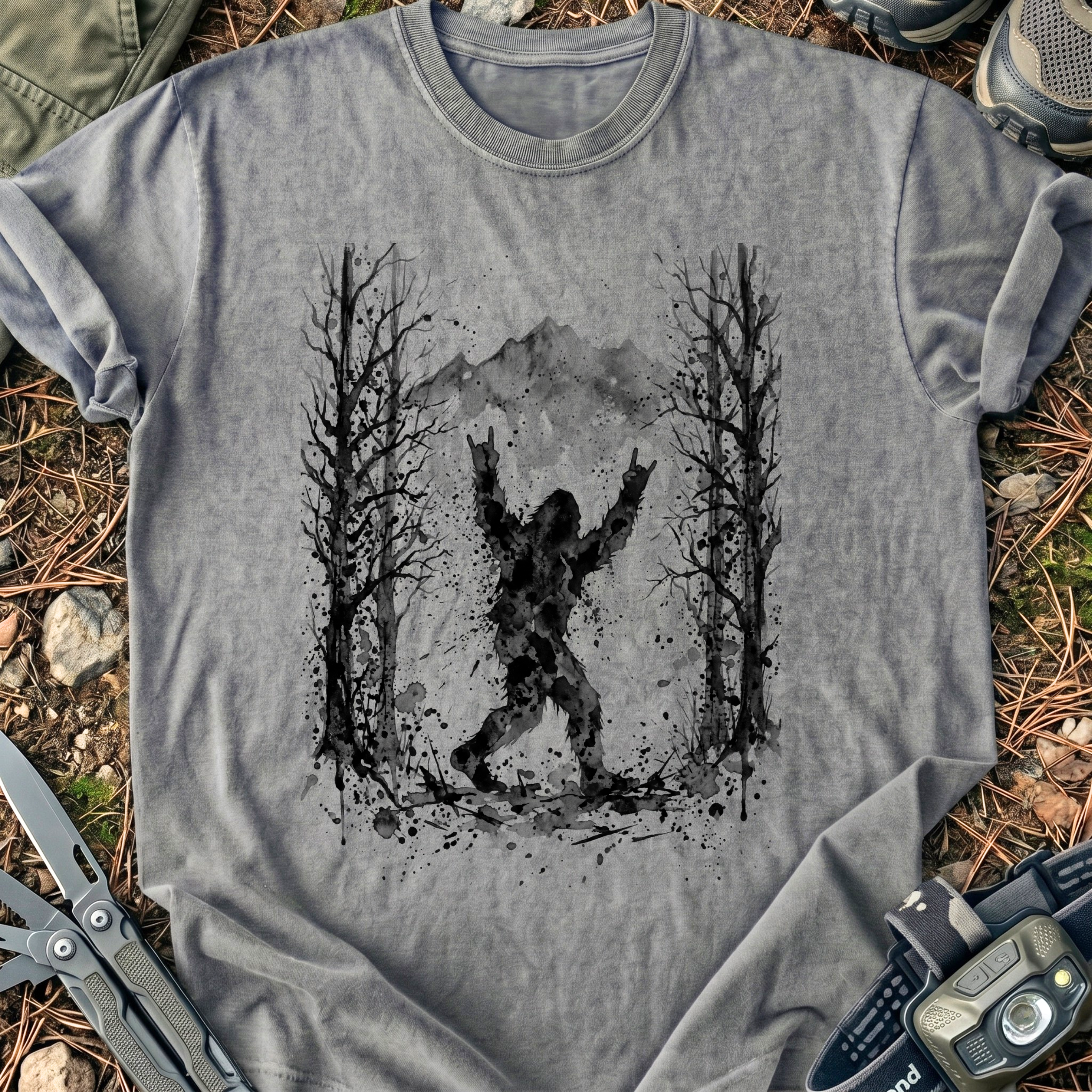 Bigfoot Watercolor T-Shirt