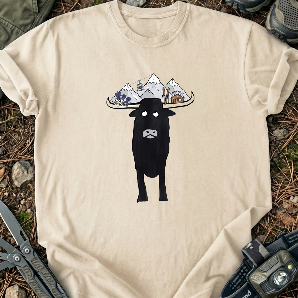 Cow In The Mountains T-Shirt