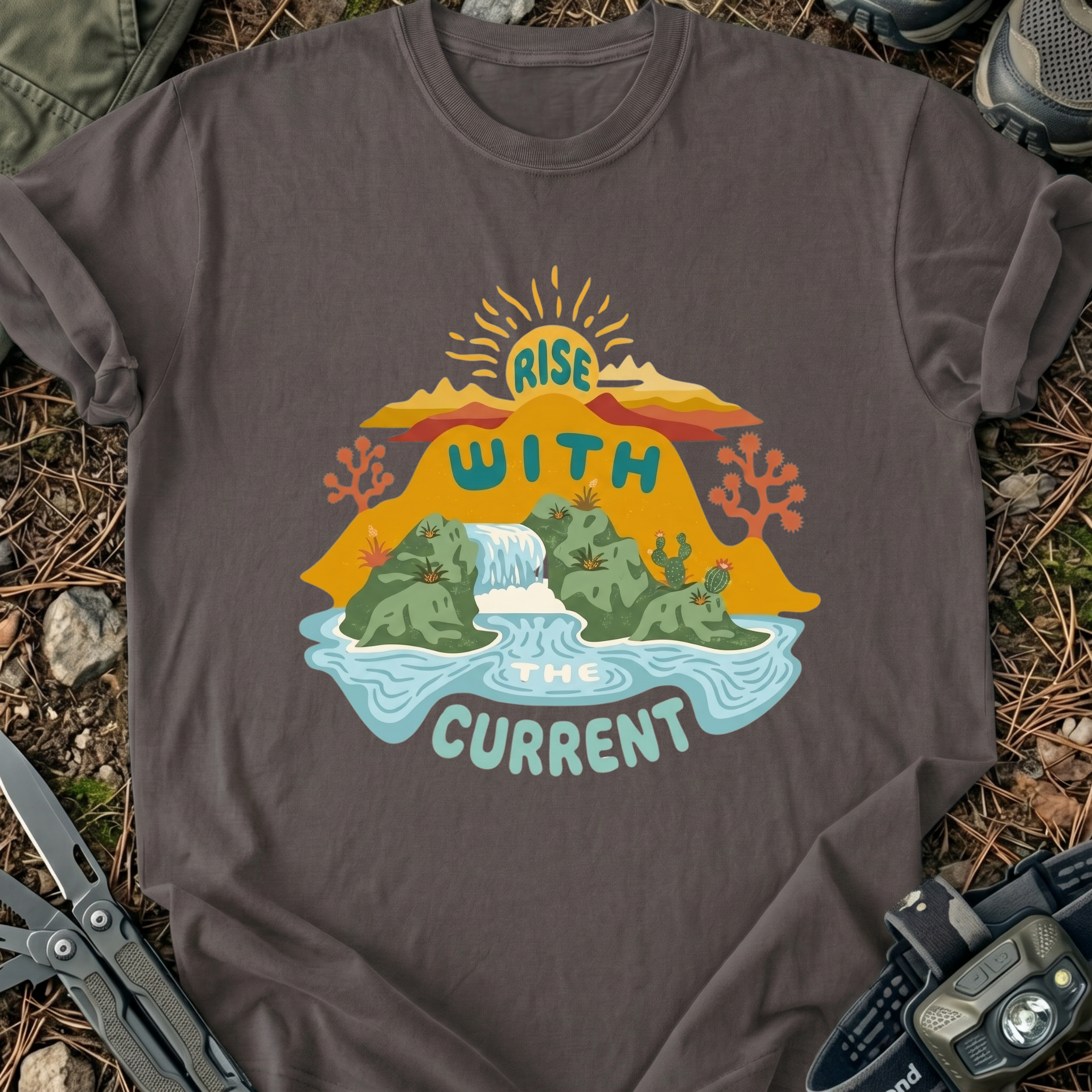 Rise With The Current T-Shirt