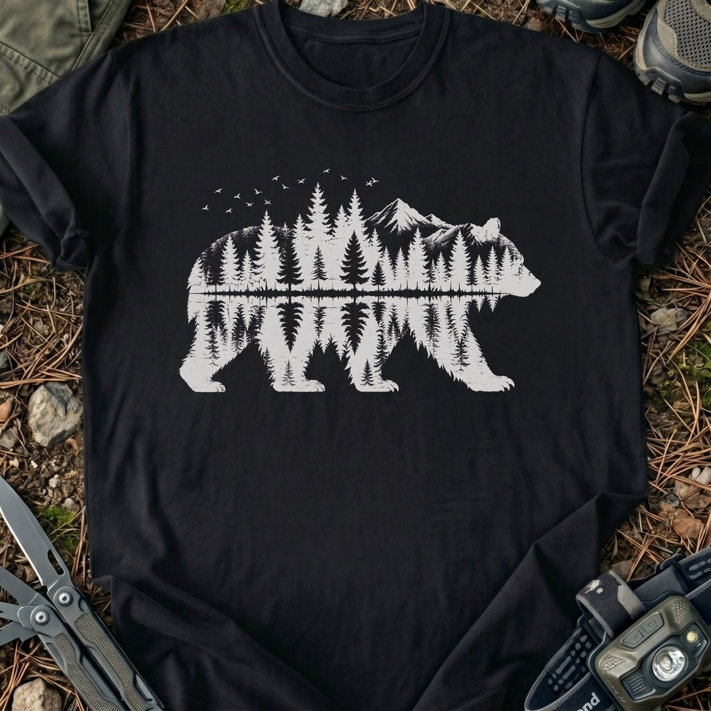 Mirroring Bear T-Shirt