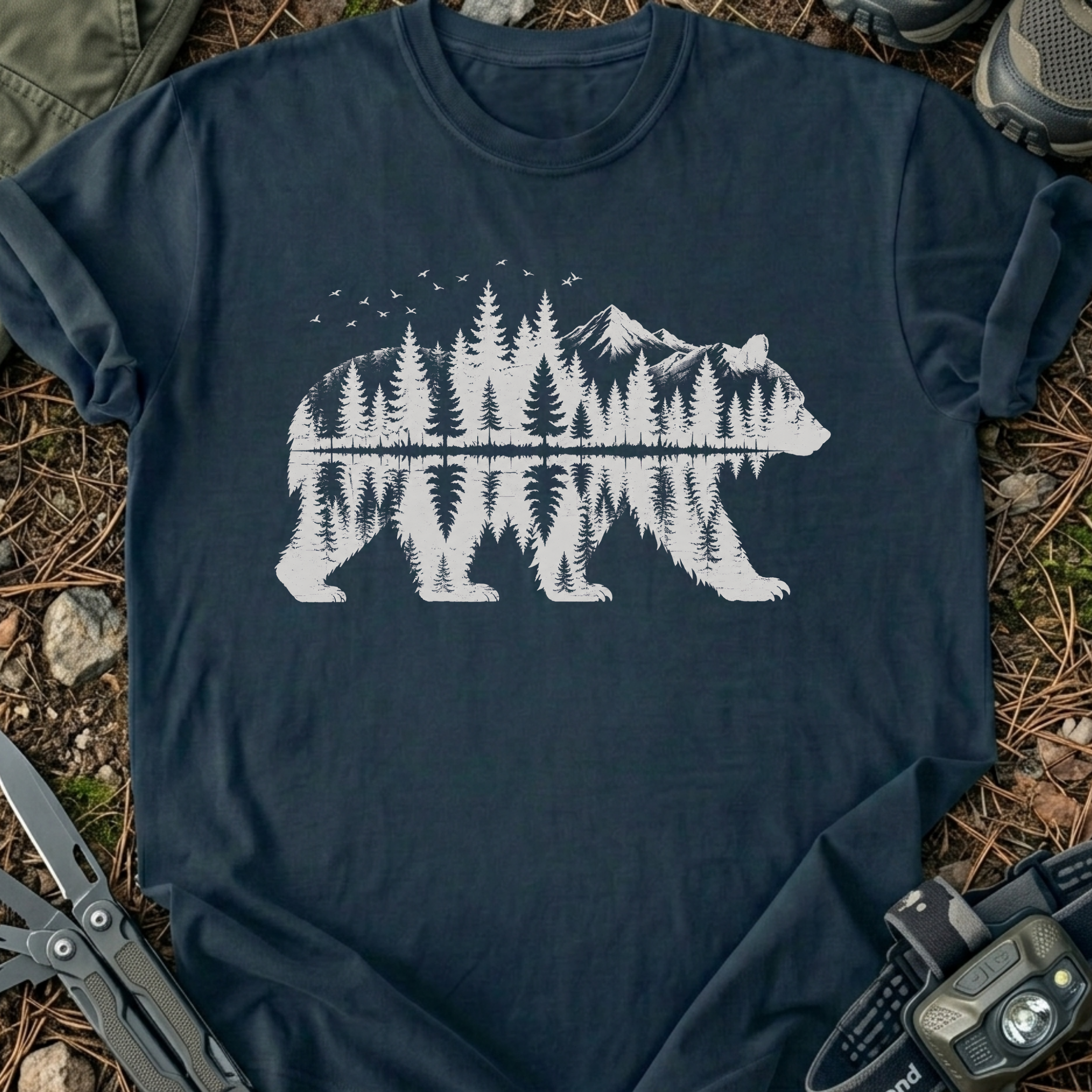 Mirroring Bear T-Shirt
