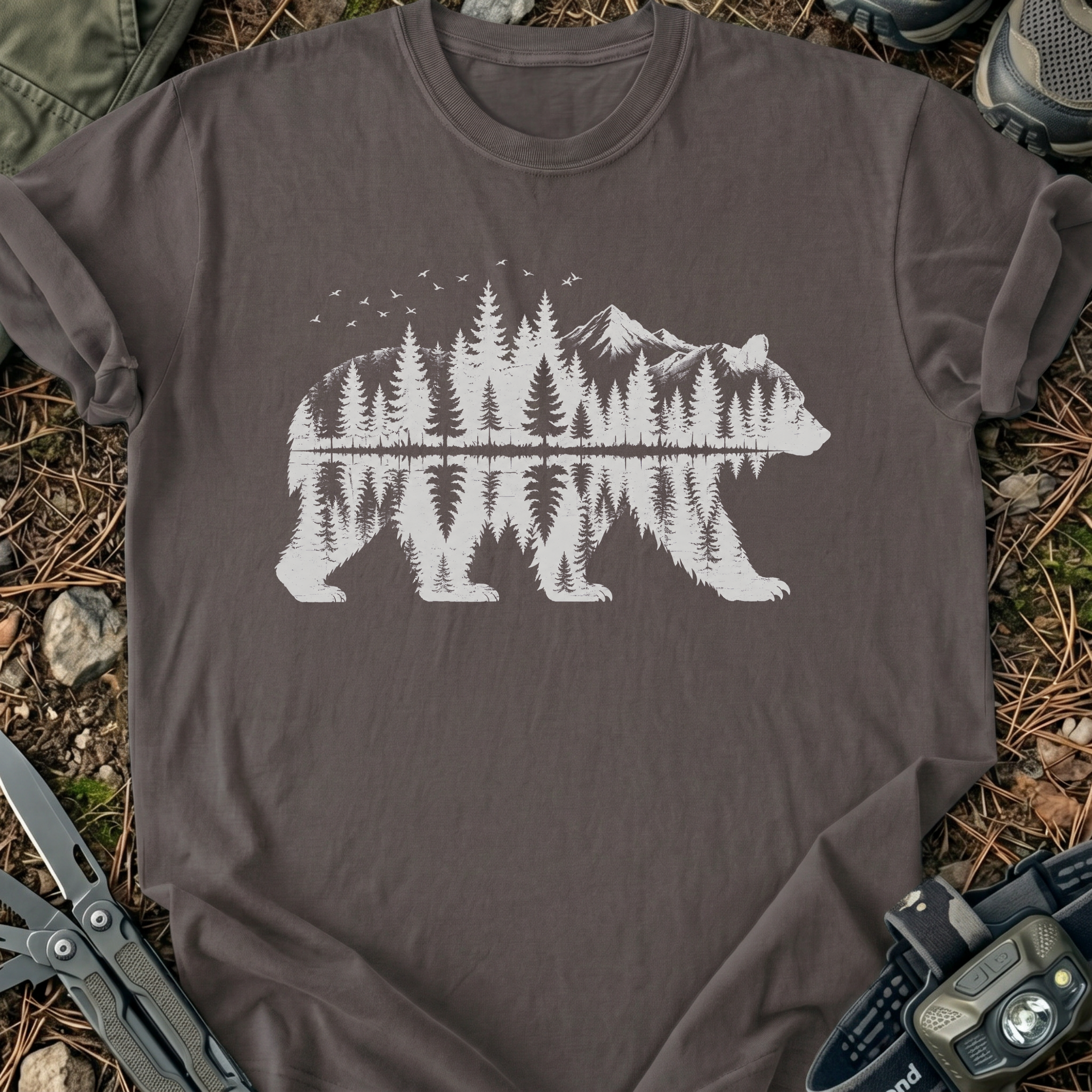 Mirroring Bear T-Shirt