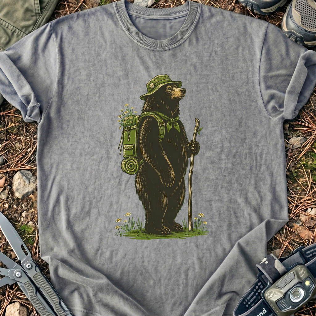 Flower Lover Bear T-Shirt