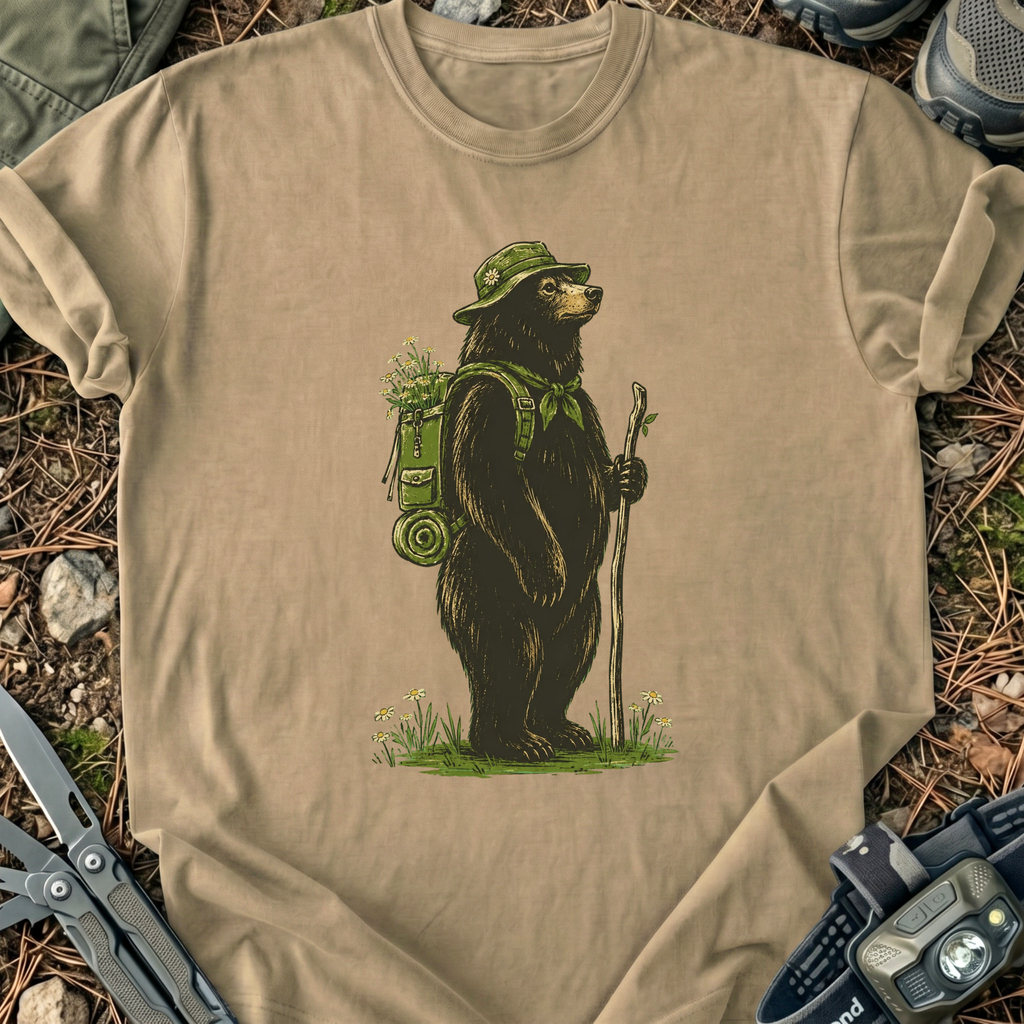 Flower Lover Bear T-Shirt