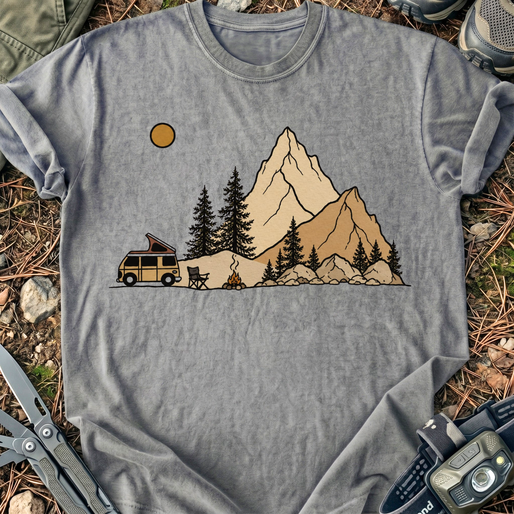 Camping at The Mountains T-Shirt