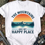 Mountains Happy Place T-Shirt