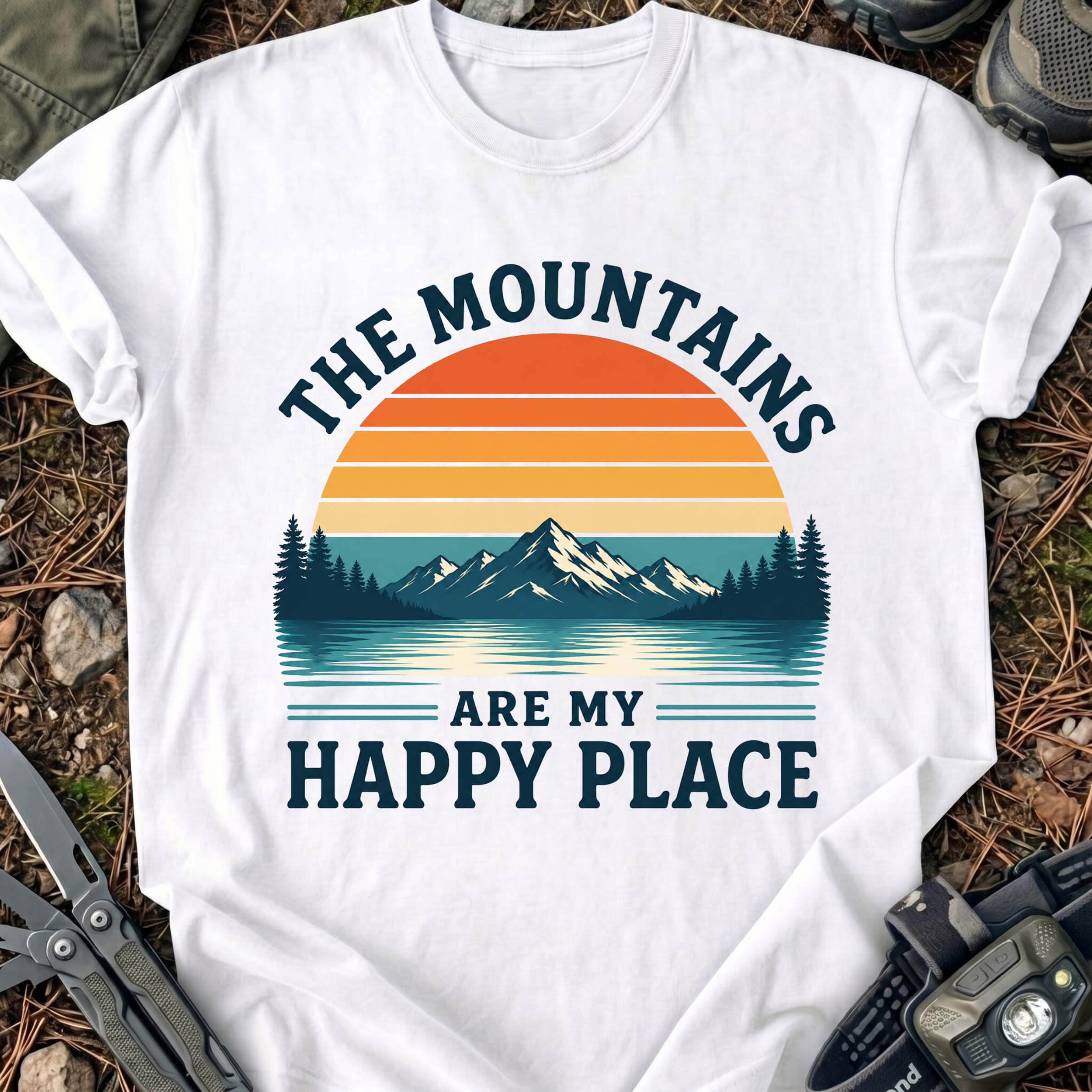 Mountains Happy Place T-Shirt