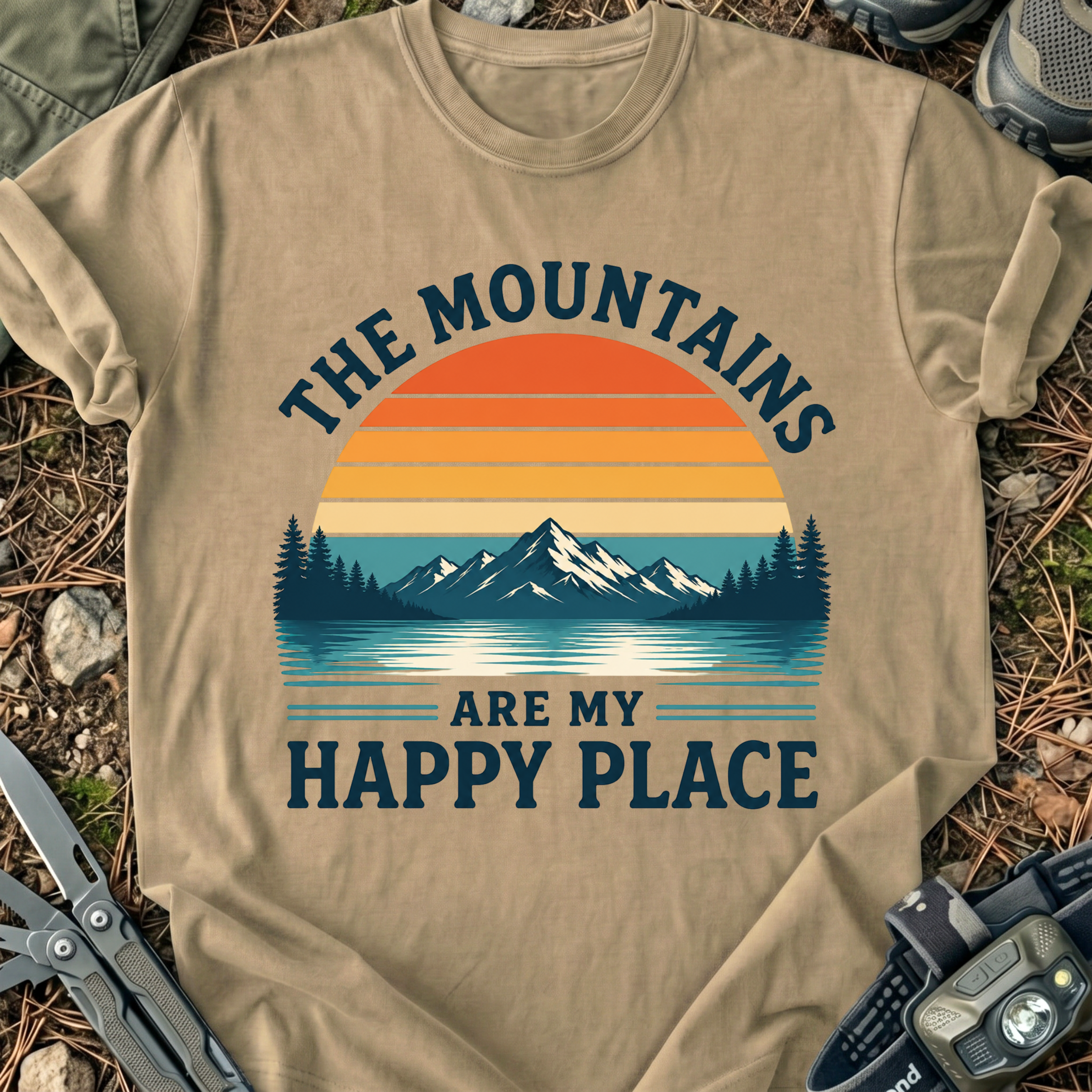 Mountains Happy Place T-Shirt