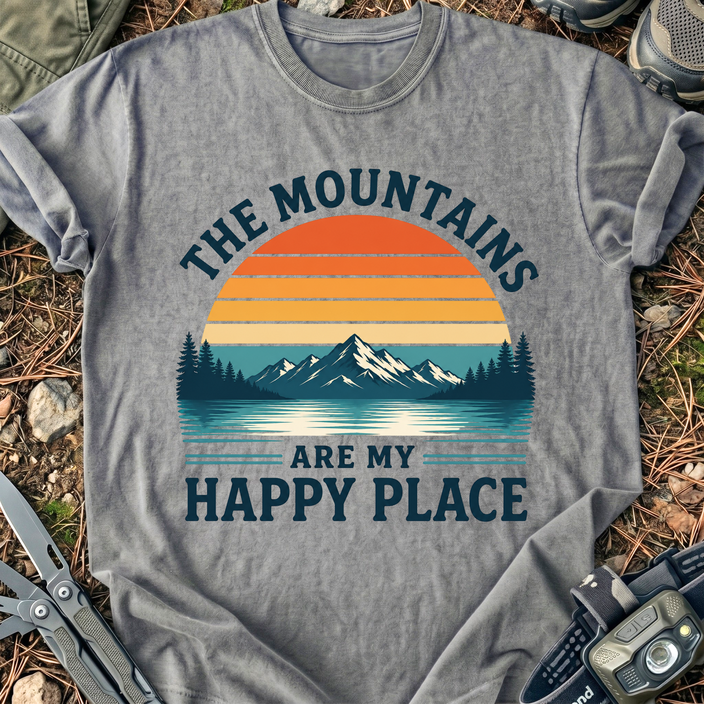 Mountains Happy Place T-Shirt