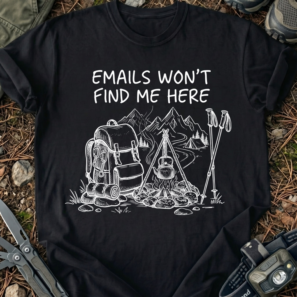 E-Mails Won't Find Me T-Shirt
