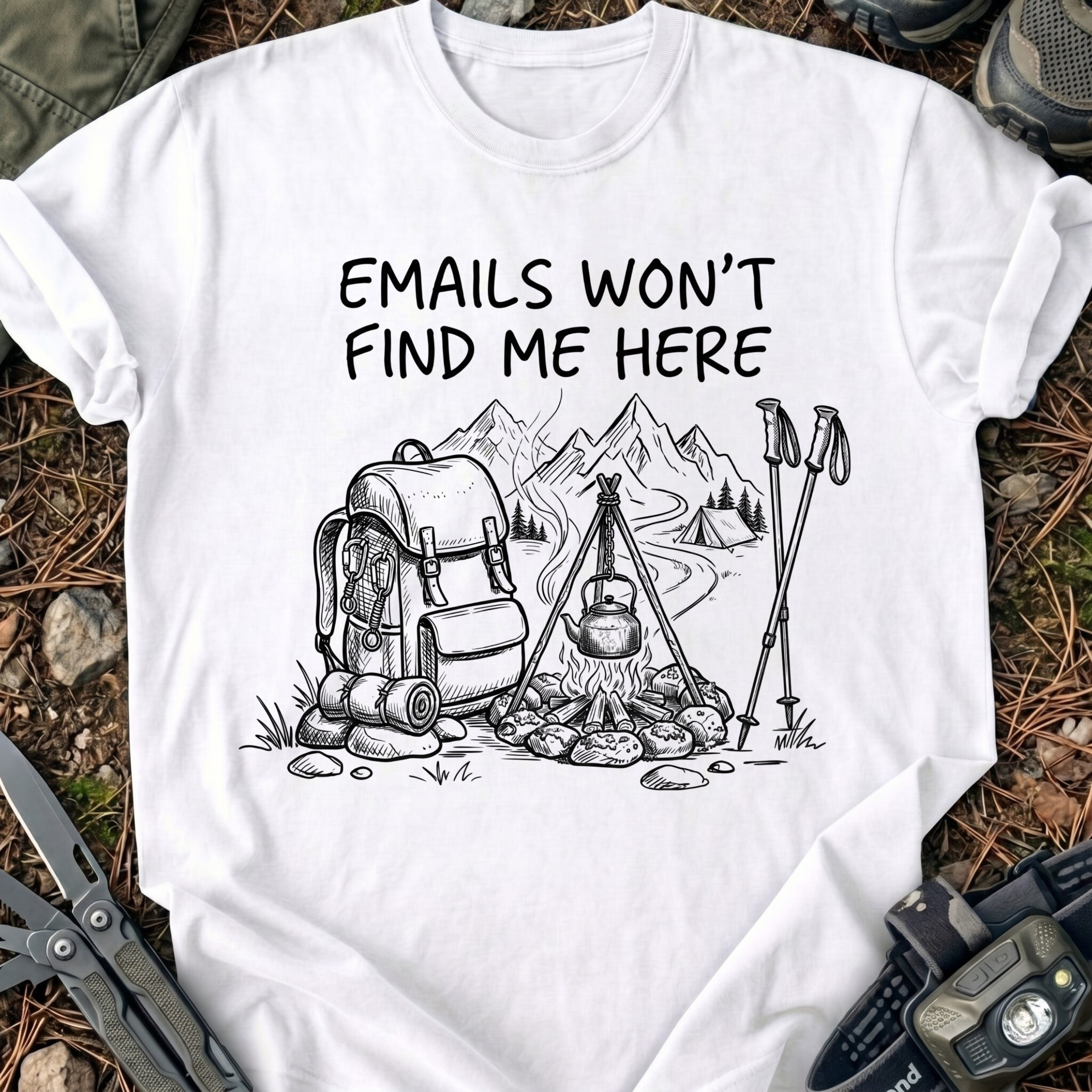 E-Mails Won't Find Me T-Shirt