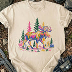 Colorful Moose T-Shirt
