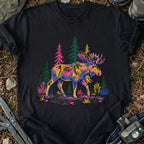 Colorful Moose T-Shirt