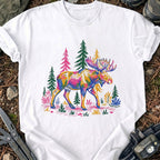 Colorful Moose T-Shirt