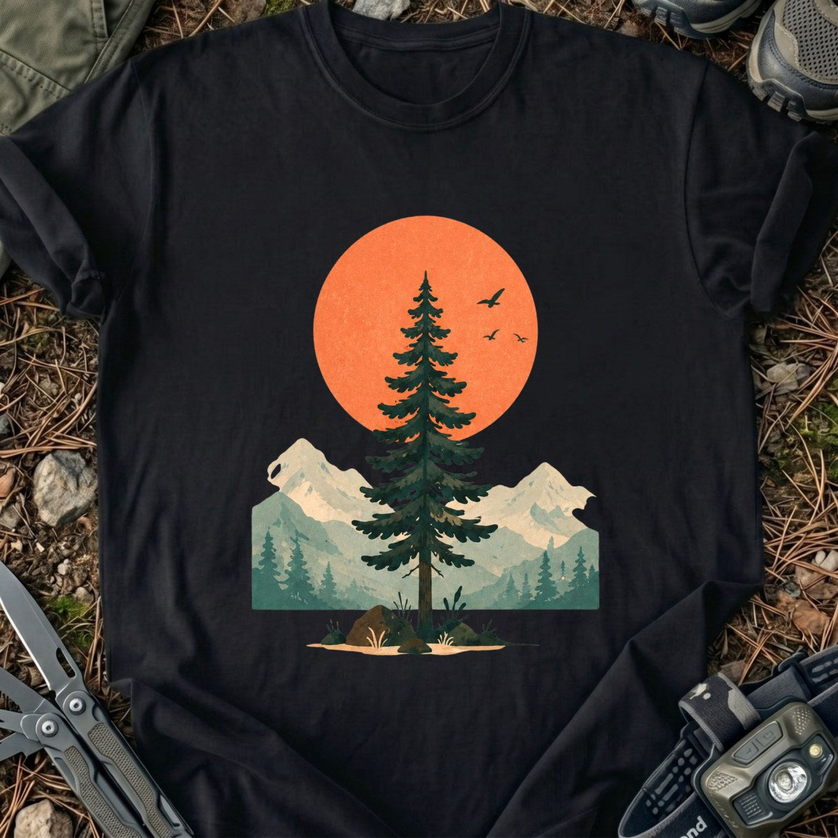 Sunset In The Mountains T-Shirt