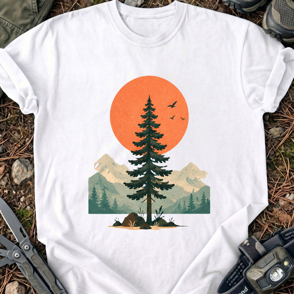 Sunset In The Mountains T-Shirt
