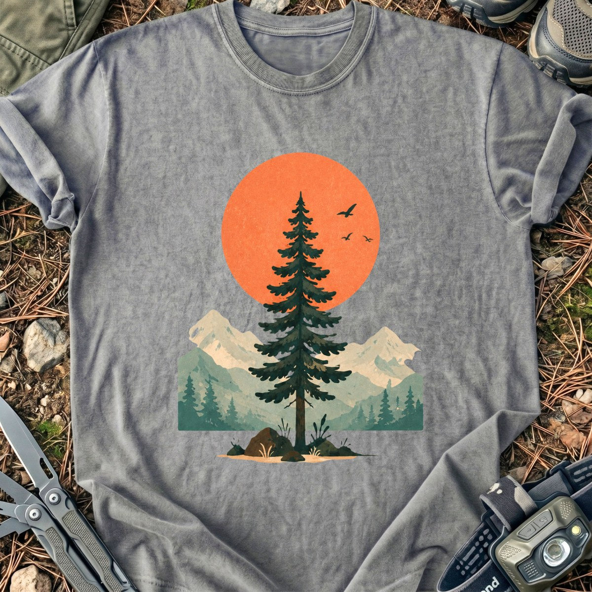 Sunset In The Mountains T-Shirt