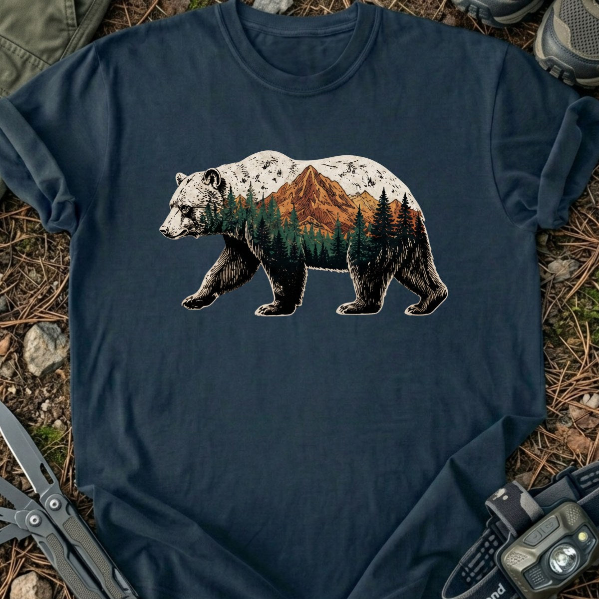 Bear in Mountains T-Shirt