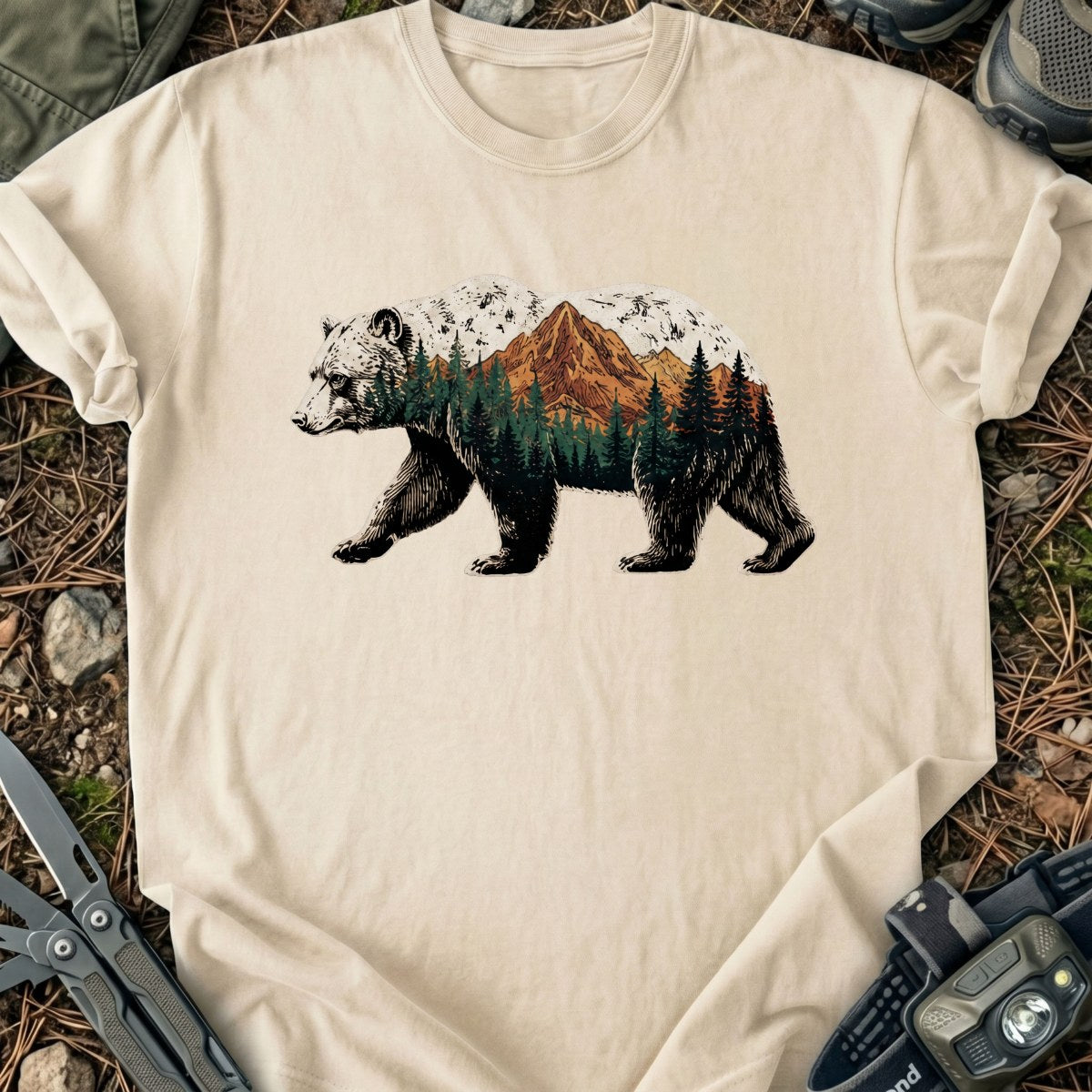 Bear in Mountains T-Shirt