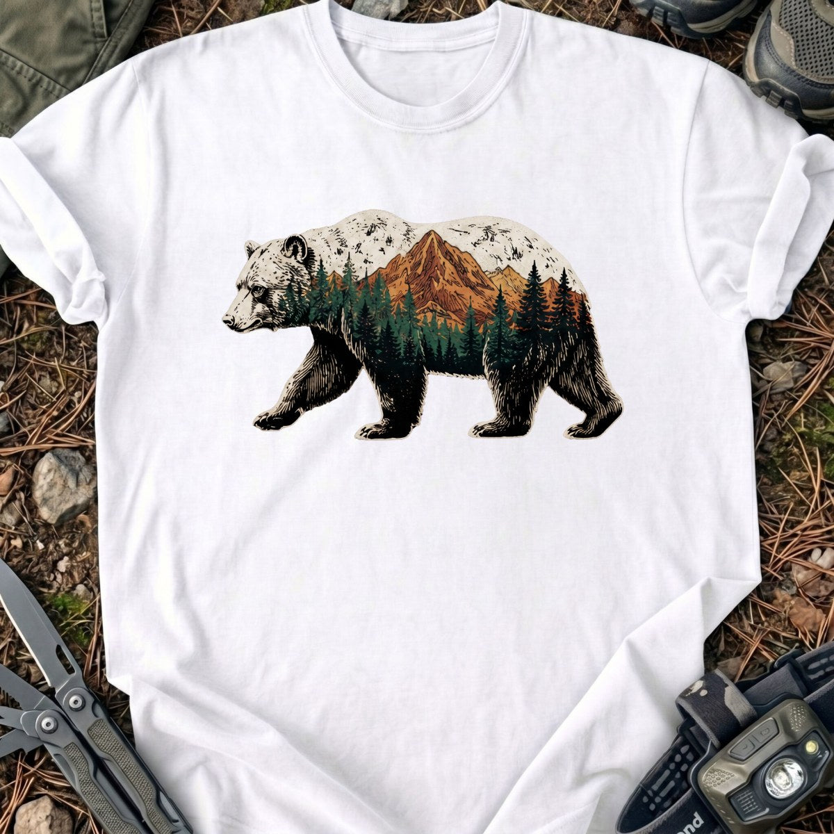 Bear in Mountains T-Shirt