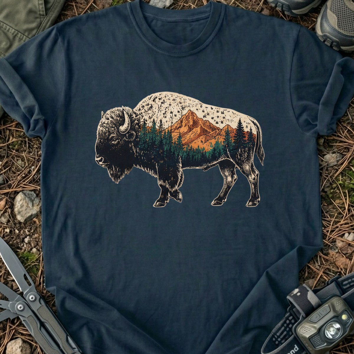Bison Mountains T-Shirt