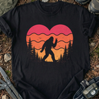 Big Bigfoot Heart T-Shirt