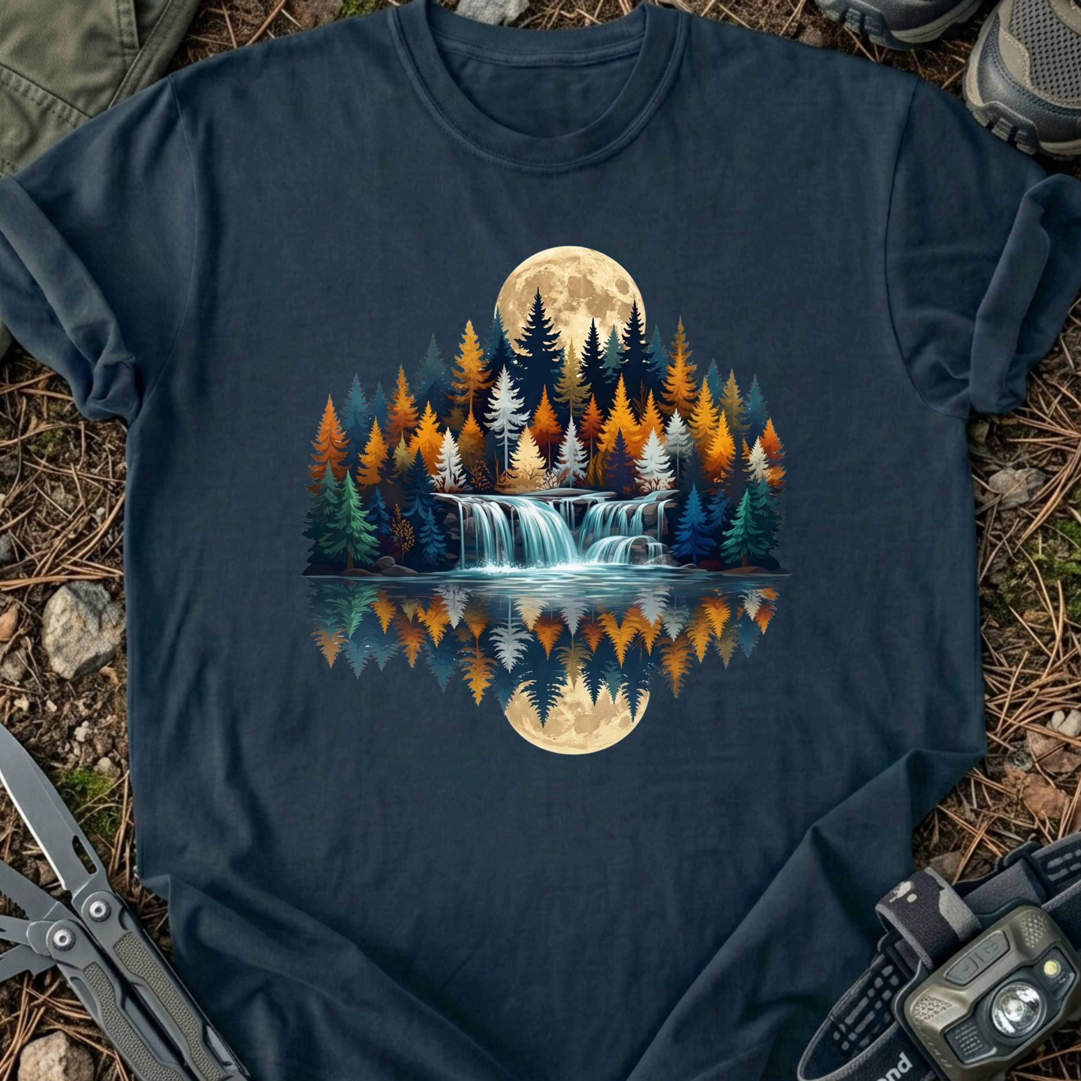Forest At Night T-Shirt
