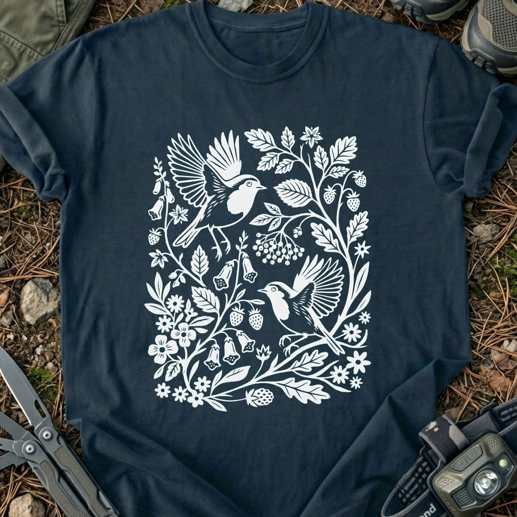 Birds & Flowers T-Shirt