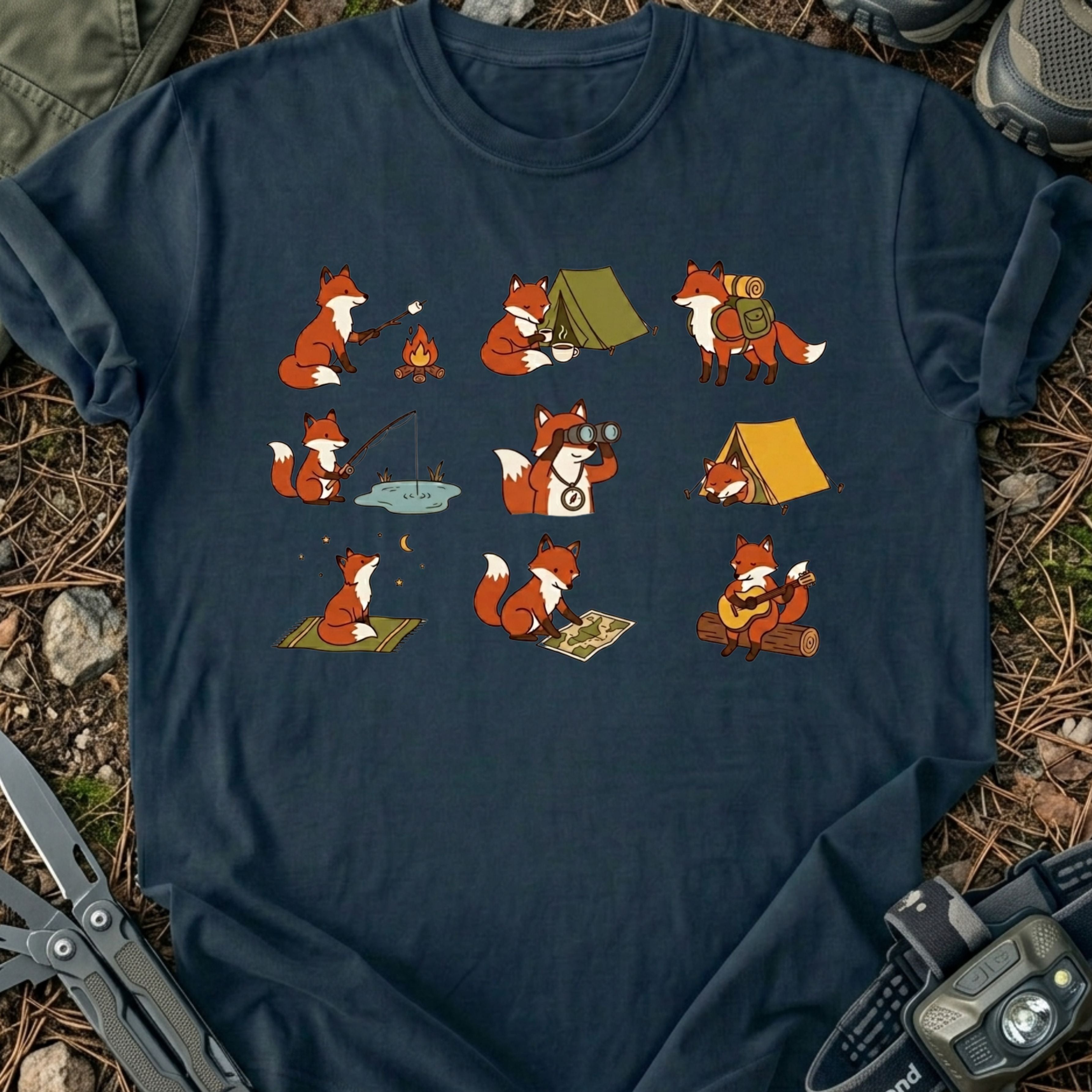 Fox Camping T-Shirt