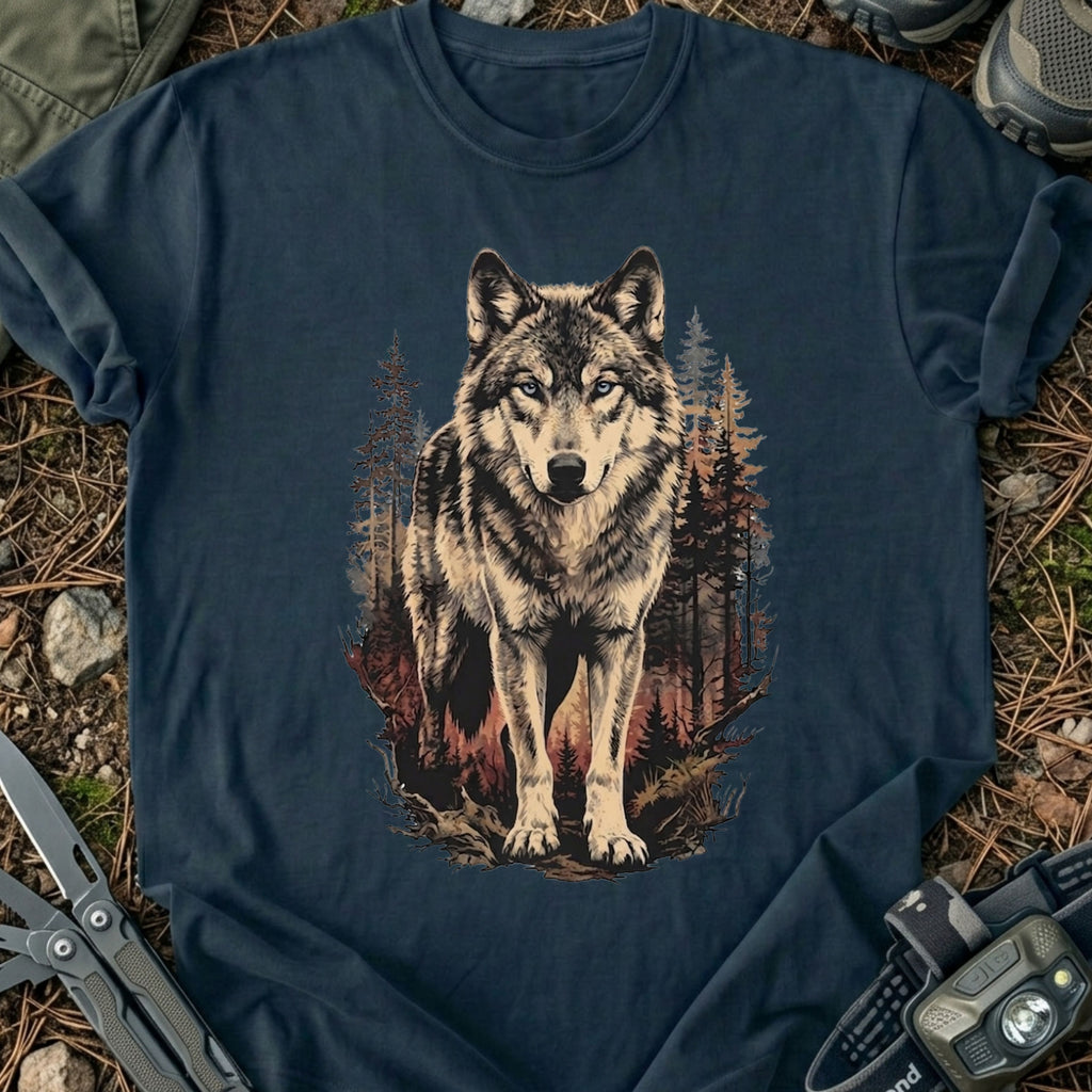 Wolf In Forest T-Shirt
