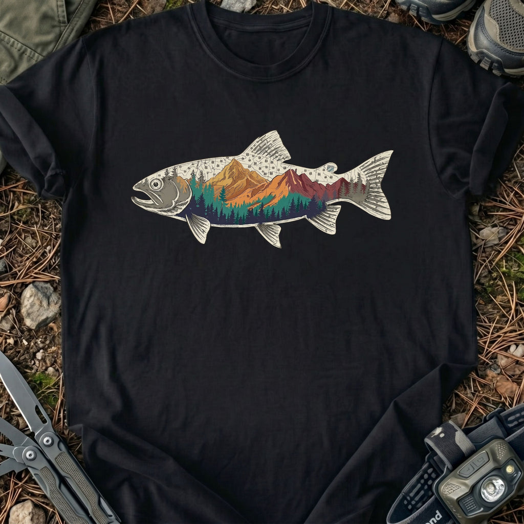 Bright Mountain Fish T-Shirt