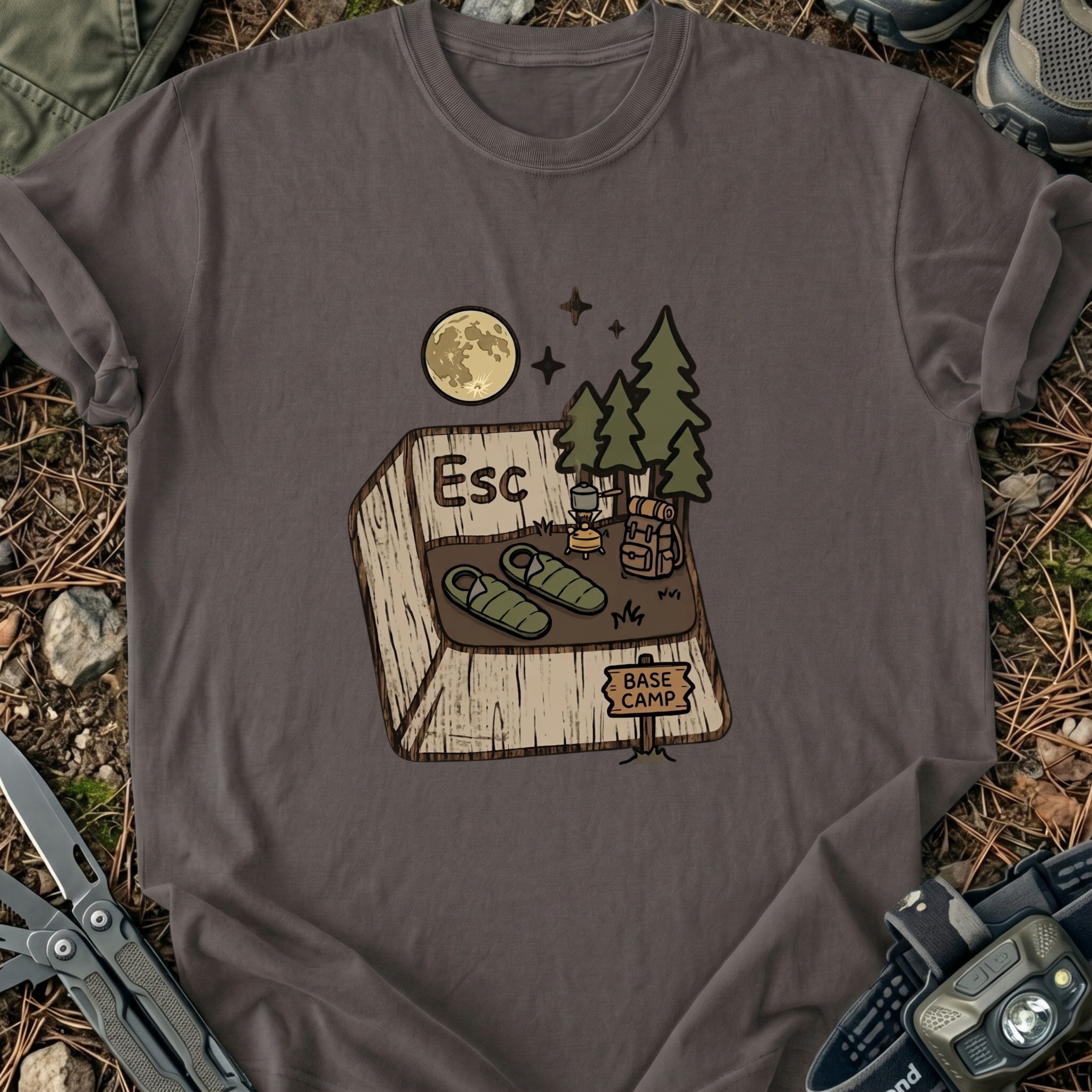 Escape Button T-Shirt