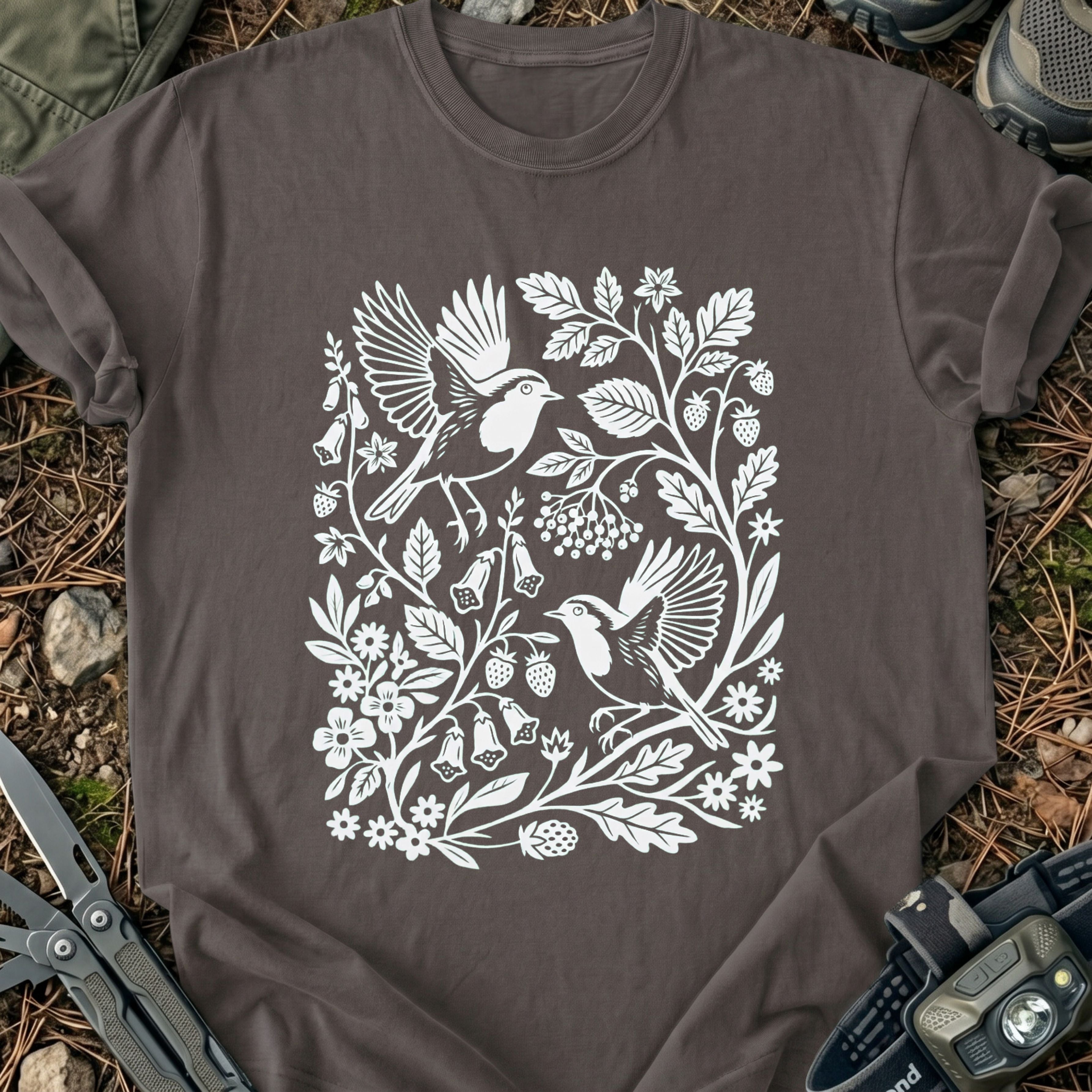 Birds & Flowers T-Shirt