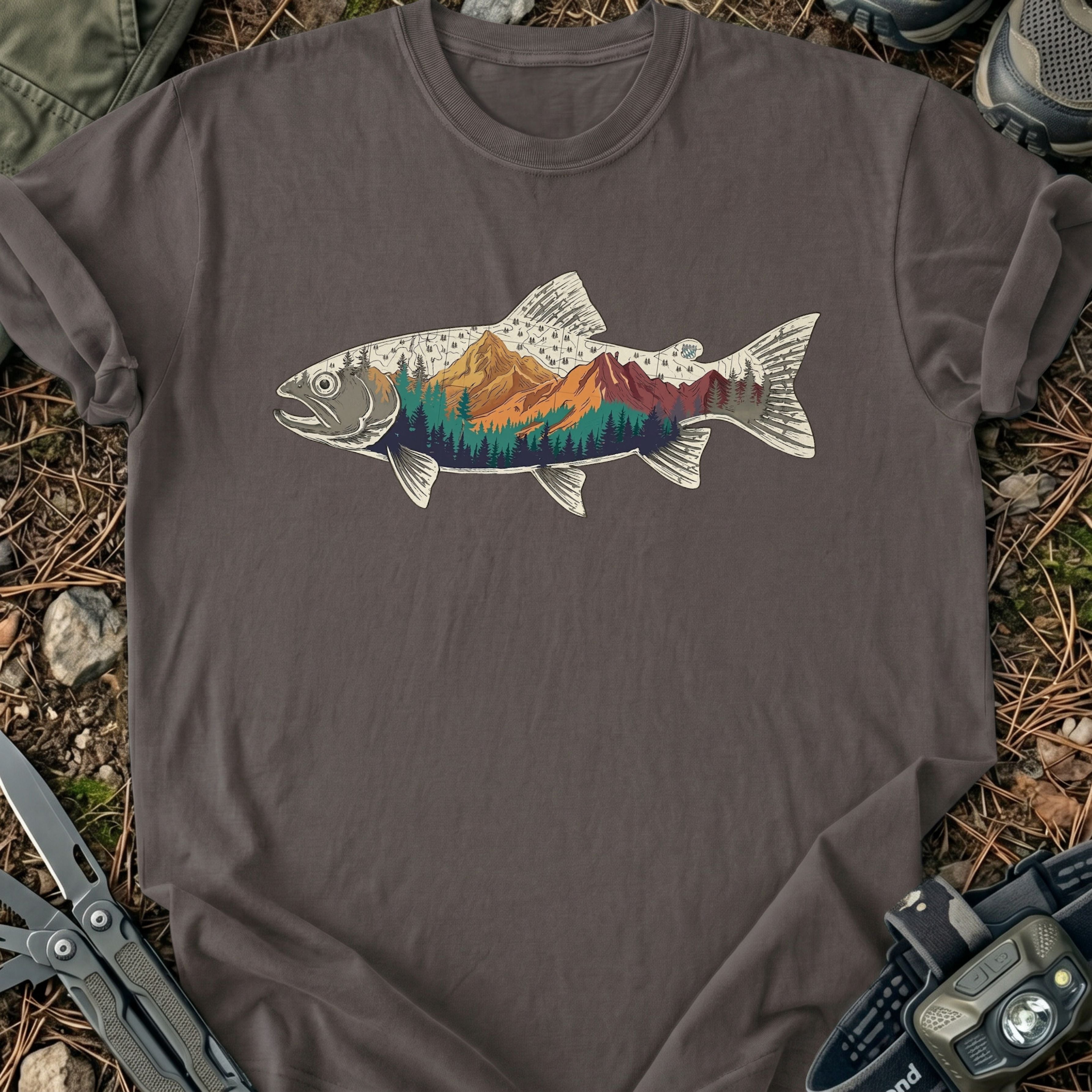 Bright Mountain Fish T-Shirt