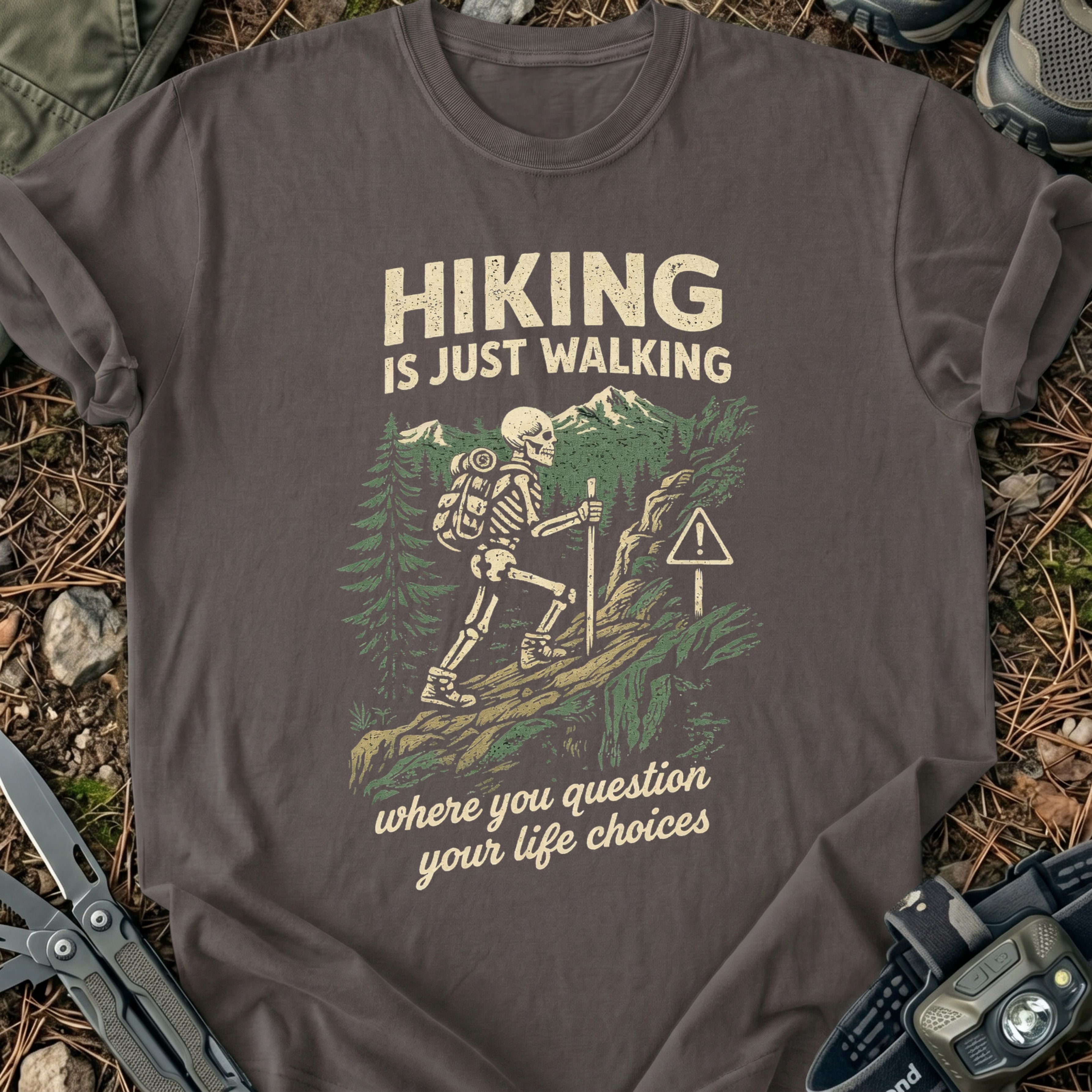 Hiking Skeleton T-Shirt
