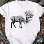 Flower Deer T-Shirt