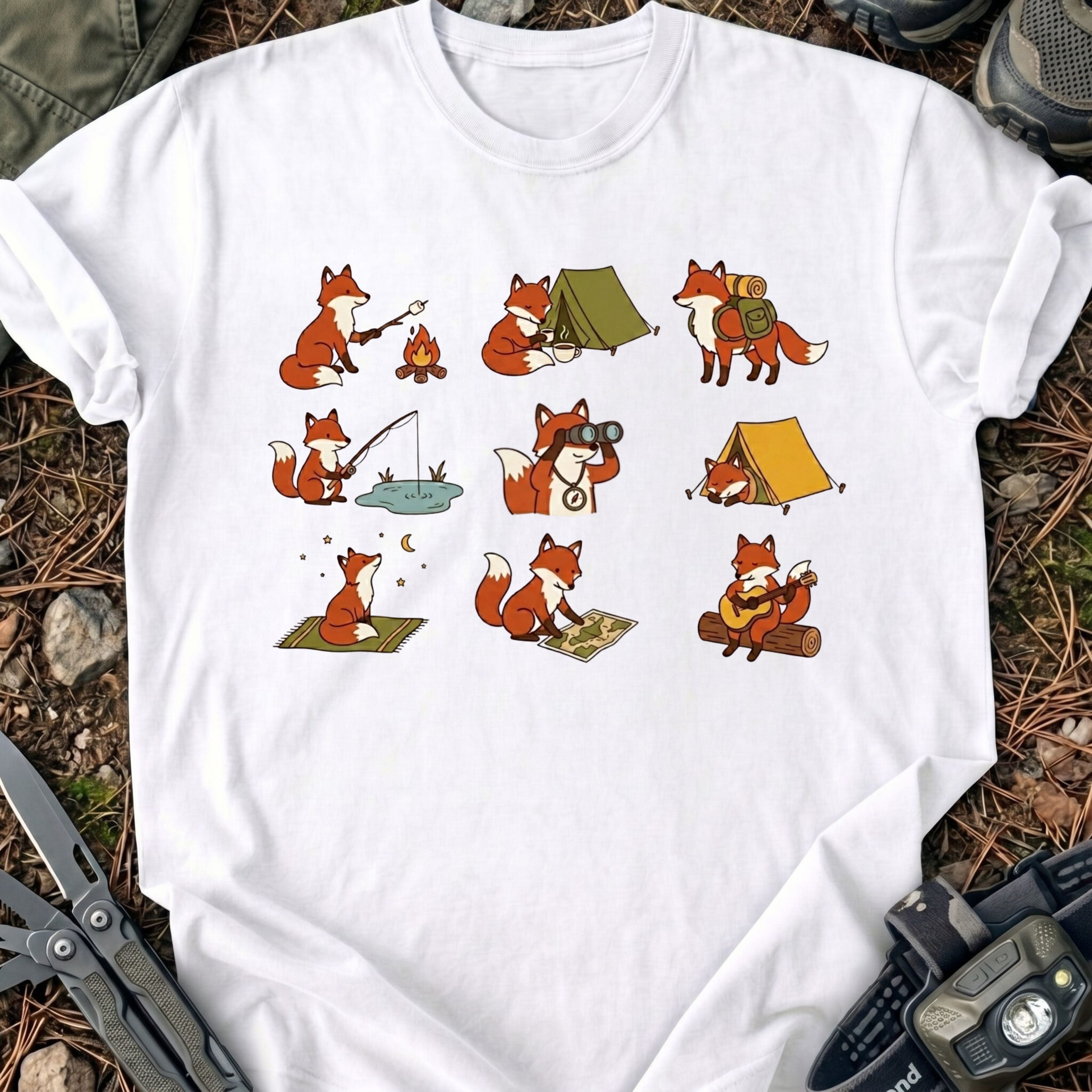 Fox Camping T-Shirt
