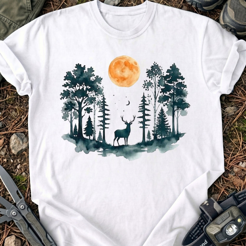 Deer At Nighttime T-Shirt