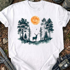 Deer At Nighttime T-Shirt