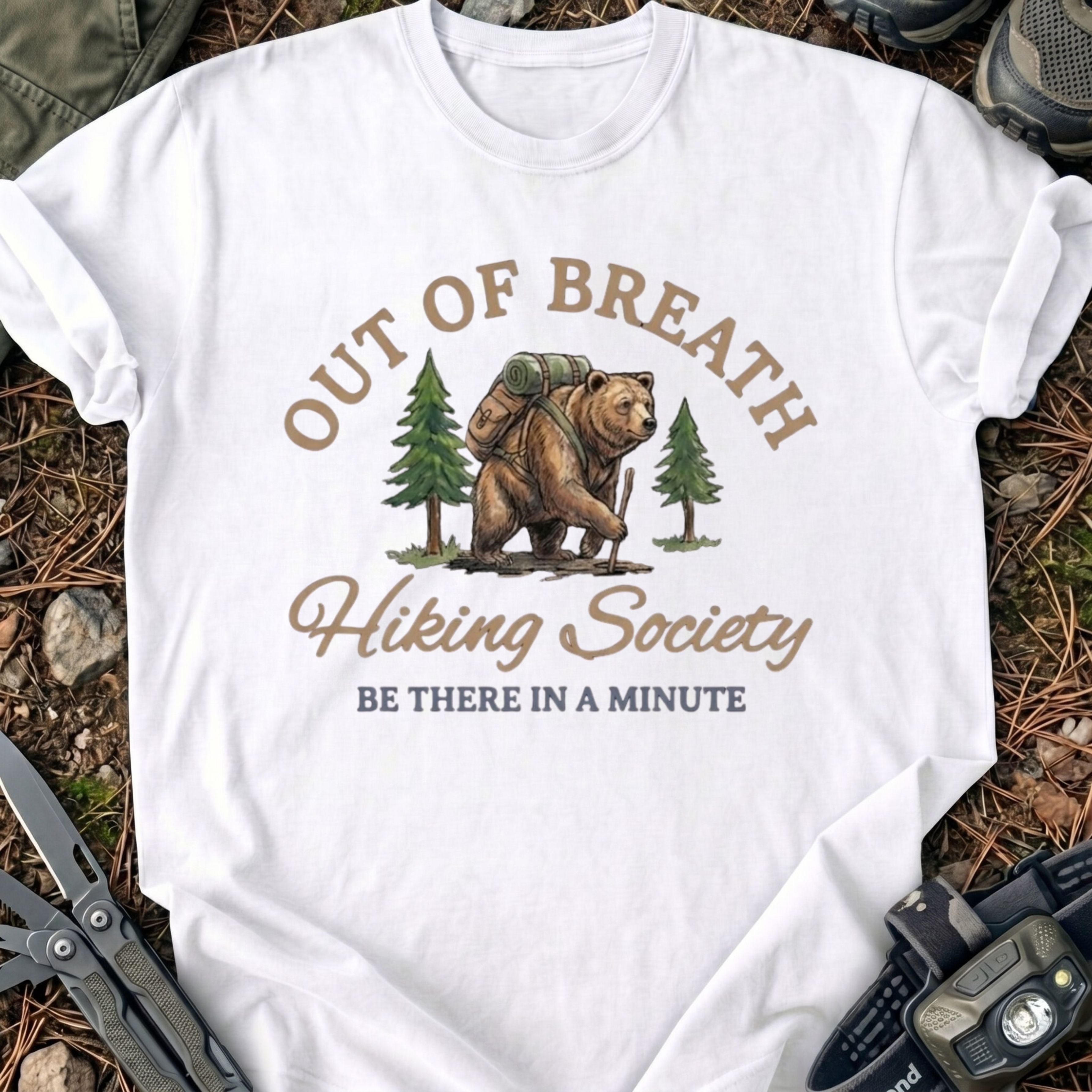 Hiking Bear T-Shirt